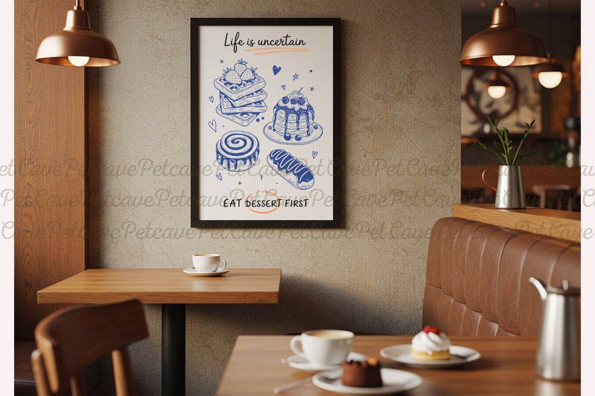 Retro Food and Drink Wall Art Bundle, a Graphic by Pet Cave (Photo 7 of 7)