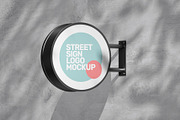 Street Sign Mockup (32 PSD Scenes), an Advertising Mockup by Traint (Thumbnail 13 of 50)