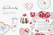 Grandmillennial Christmas Clipart, a Decorative Illustration by Patishop Art (Thumbnail 10 of 14)