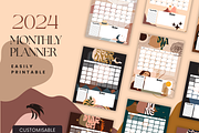 Boho Style 2024 Calendar, a Design Template by The Lone Crowd (Thumbnail 2 of 7)