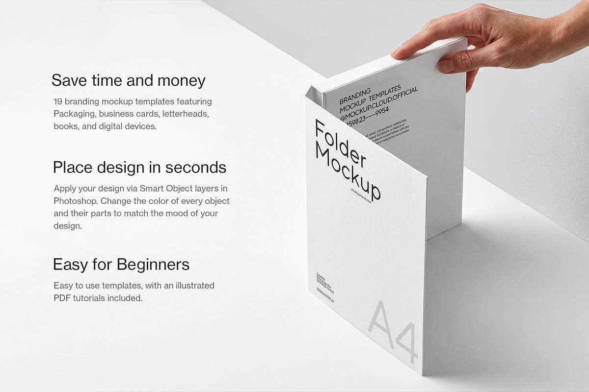 Branding Mockups / Deckle Collection, an Advertising Mockup by Mockup Cloud (Photo 4 of 24)