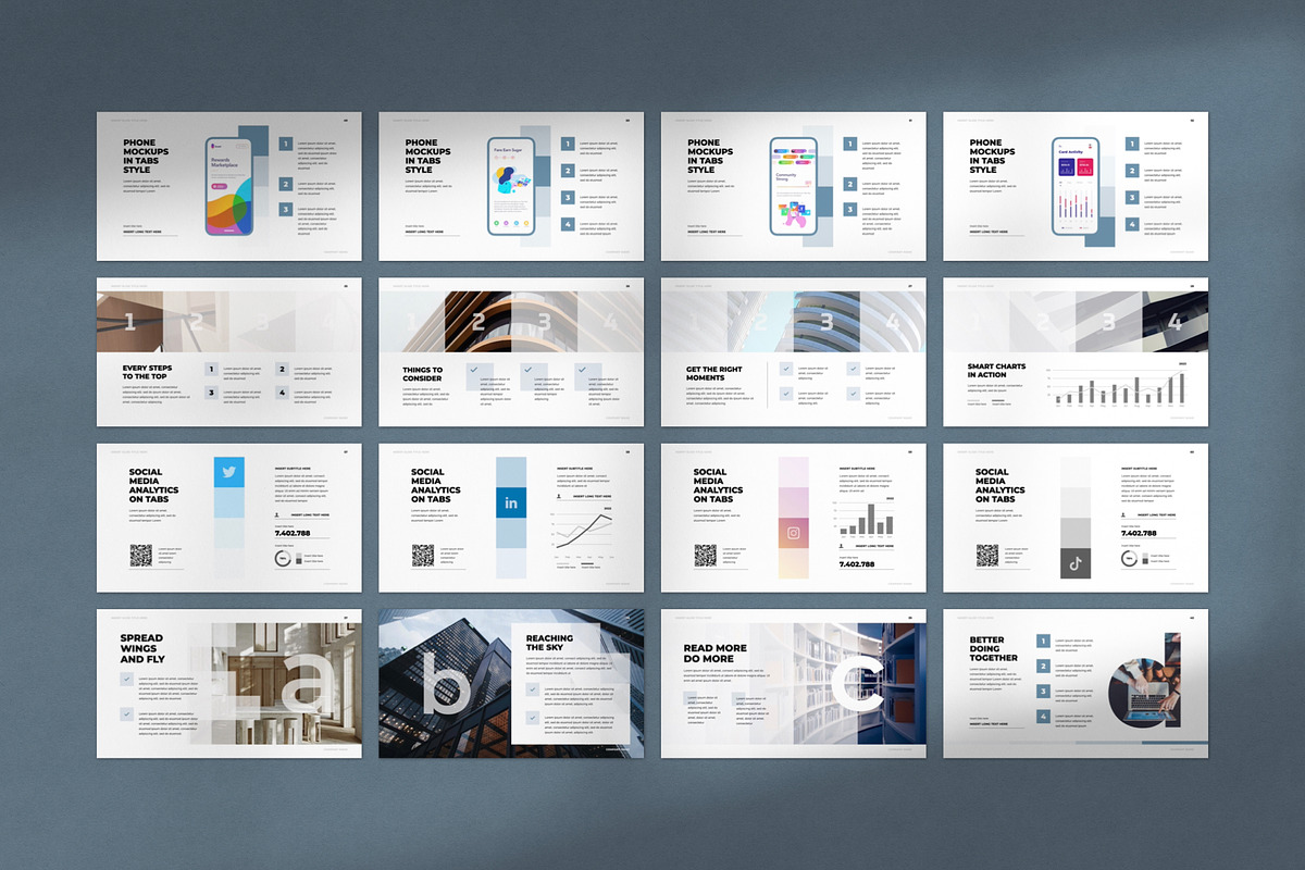Poly Animated PowerPoint Template, a Presentation Template by Creathrive Design (Photo 7 of 10)