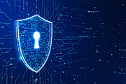 Cyber Security Concept With Shield, a Technology Photo by Design_Planet (Thumbnail 3 of 4)