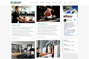 Sport Team & Athlete WordPress Theme