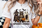 Creepy Cute Raccoon Ghost Png, a Work Illustration by Sublimation Artist (Thumbnail 6 of 9)