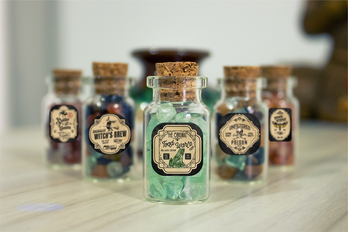 Halloween Apothecary Potion Labels, an Illustration by Orange Brush Studio (Photo 4 of 5)