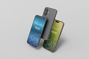 Realistic Premium iPhone 17 Mockup, an iPhone Mockup by Graphic Deal (Thumbnail 5 of 6)