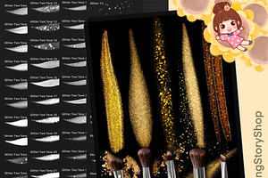 70+ Procreate Glitter Brushes, a Brush Add-On by DrawingStoryShop