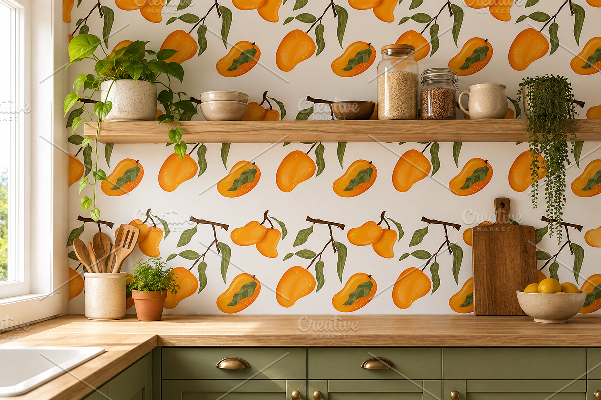 Whimsical Fruit Seamless Pattern Set, a Decorative Illustration by Oleksandra Illustrates (Photo 10 of 10)