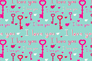 Vector Valentine's Day patterns., a Pattern Graphic by Little A (Aigul) (Thumbnail 2 of 3)