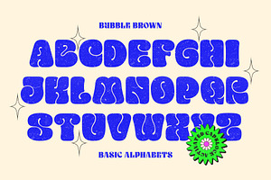 Bubble Brown Typeface