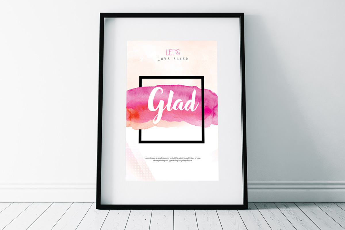 Sale Typography Flyer Templates, a Flyer Template by Psd Templates