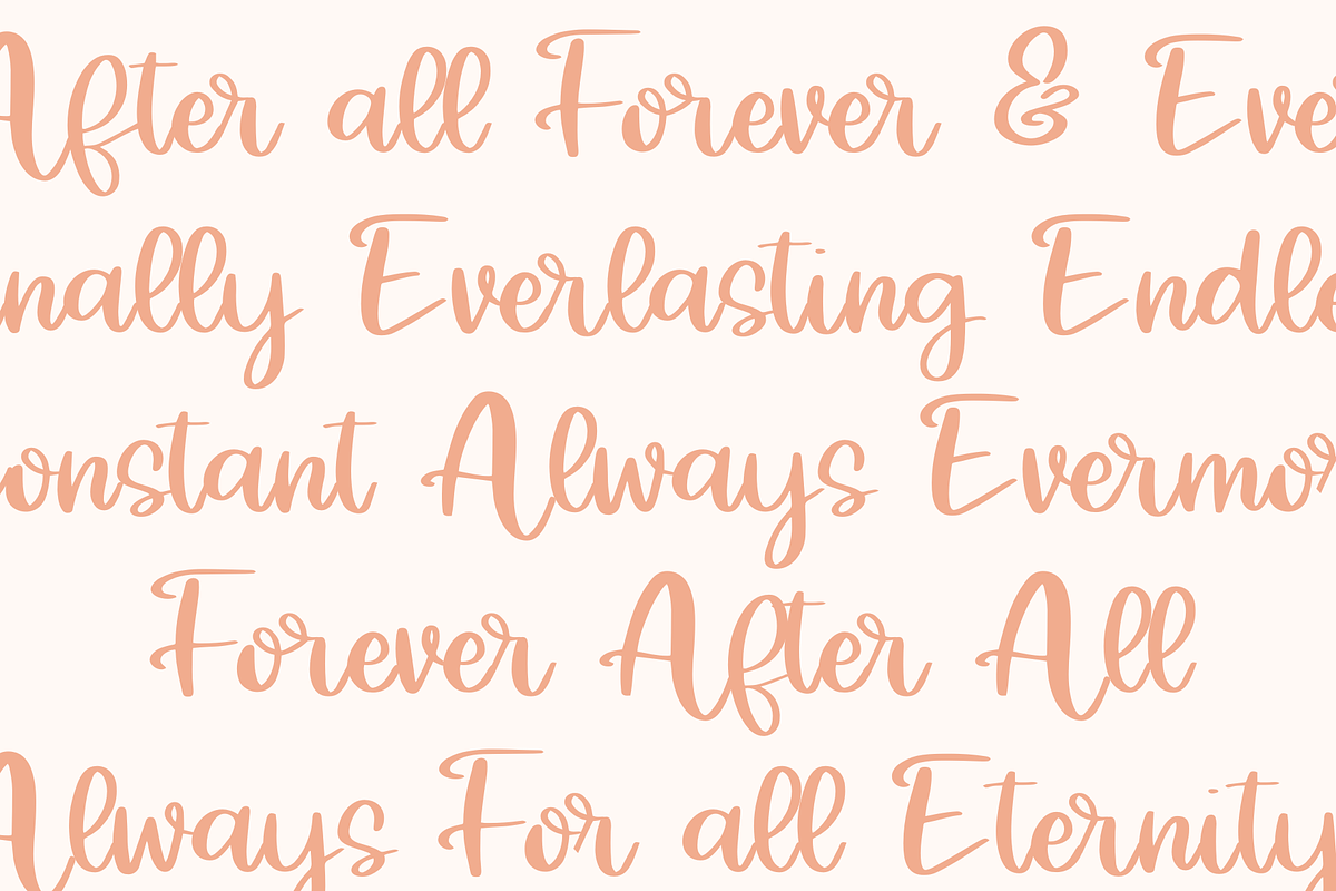 After All, Cute Handwritten Script, a Script Font by Designing Digitals (Photo 6 of 9)