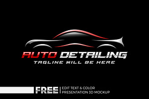Auto Detailing Logo, Automotive Logo