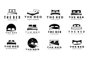 Beds, pillows and blankets icons, an Object Illustration by Vector Tradition (Thumbnail 1 of 3)