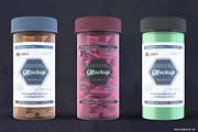 Pill Bottle Mockup, a Cups & Container Mockup by idesignstudio (Thumbnail 4 of 6)