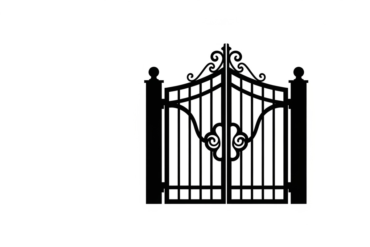Ornate Iron Gate SVG Bundle, an Illustration by Designs_River (Photo 23 of 31)