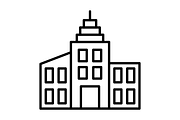 Skyscraper Line Icon, an Outline Icon by Pexelpy (Thumbnail 2 of 2)