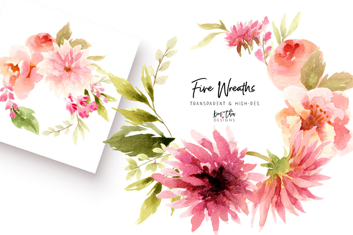 Sweet Dahlias and Roses, an Illustration by Kim Thoa Designs (Photo 5 of 9)