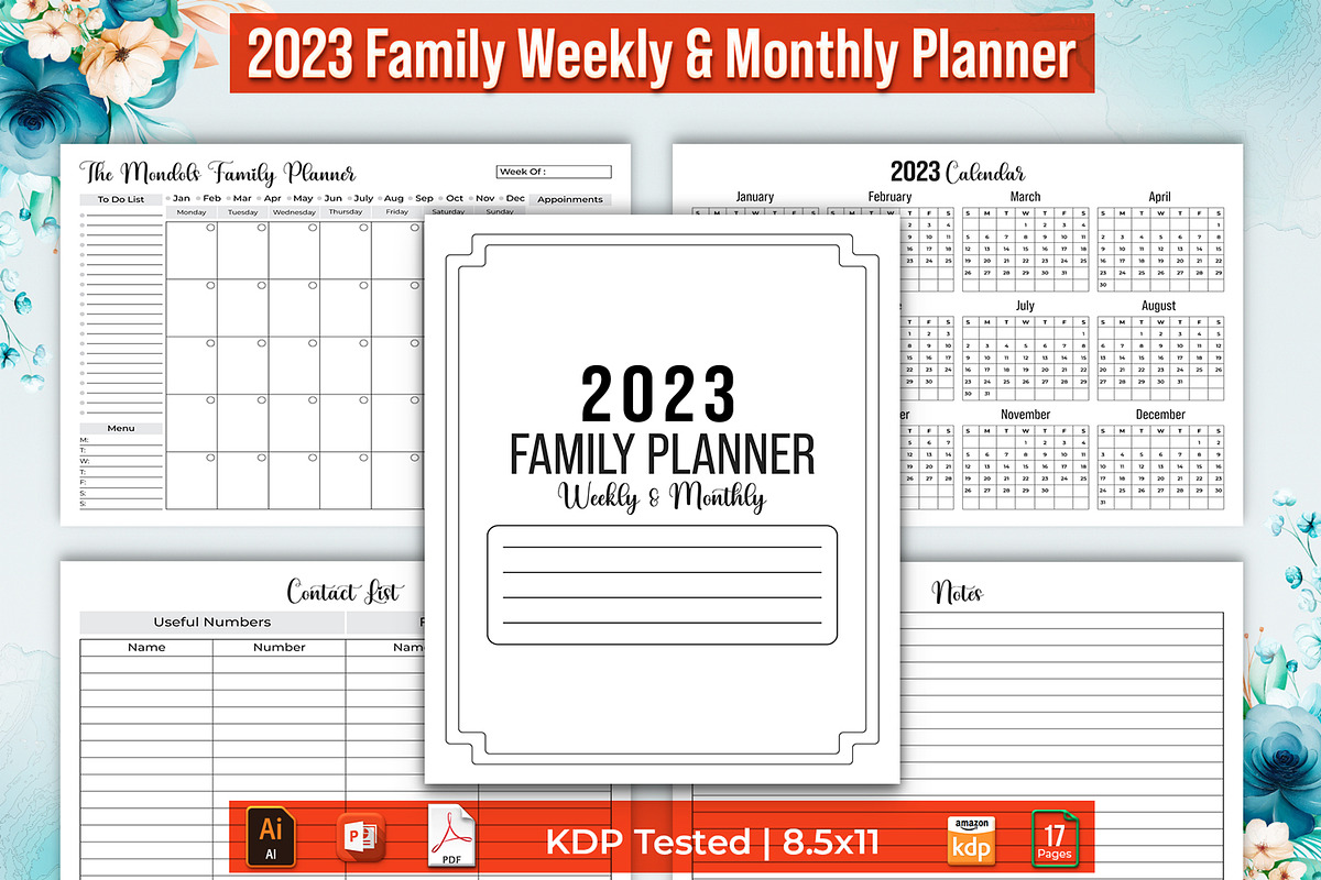 2023 Editable Planner Bundle, a Templates & Theme by Mondols Graphic (Photo 10 of 14)
