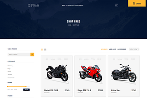 ECommerce Bike Store Template