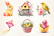 Simple Easter & Spring Clipart, an Illustration by CreationArt (Thumbnail 3 of 5)