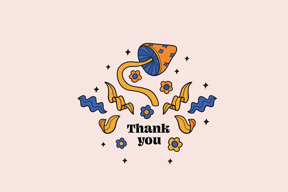 Groovy Procreate Forest & Mushrooms, a Brush Add-On by Pencil Twist (Photo 9 of 9)