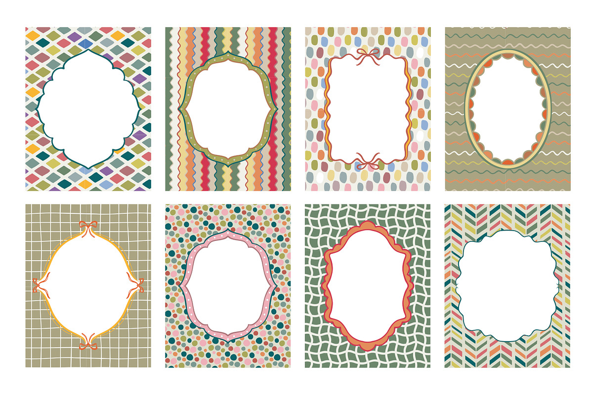 Whimsy Patterns & Frames, a Background Graphic by Molly art (Photo 10 of 16)