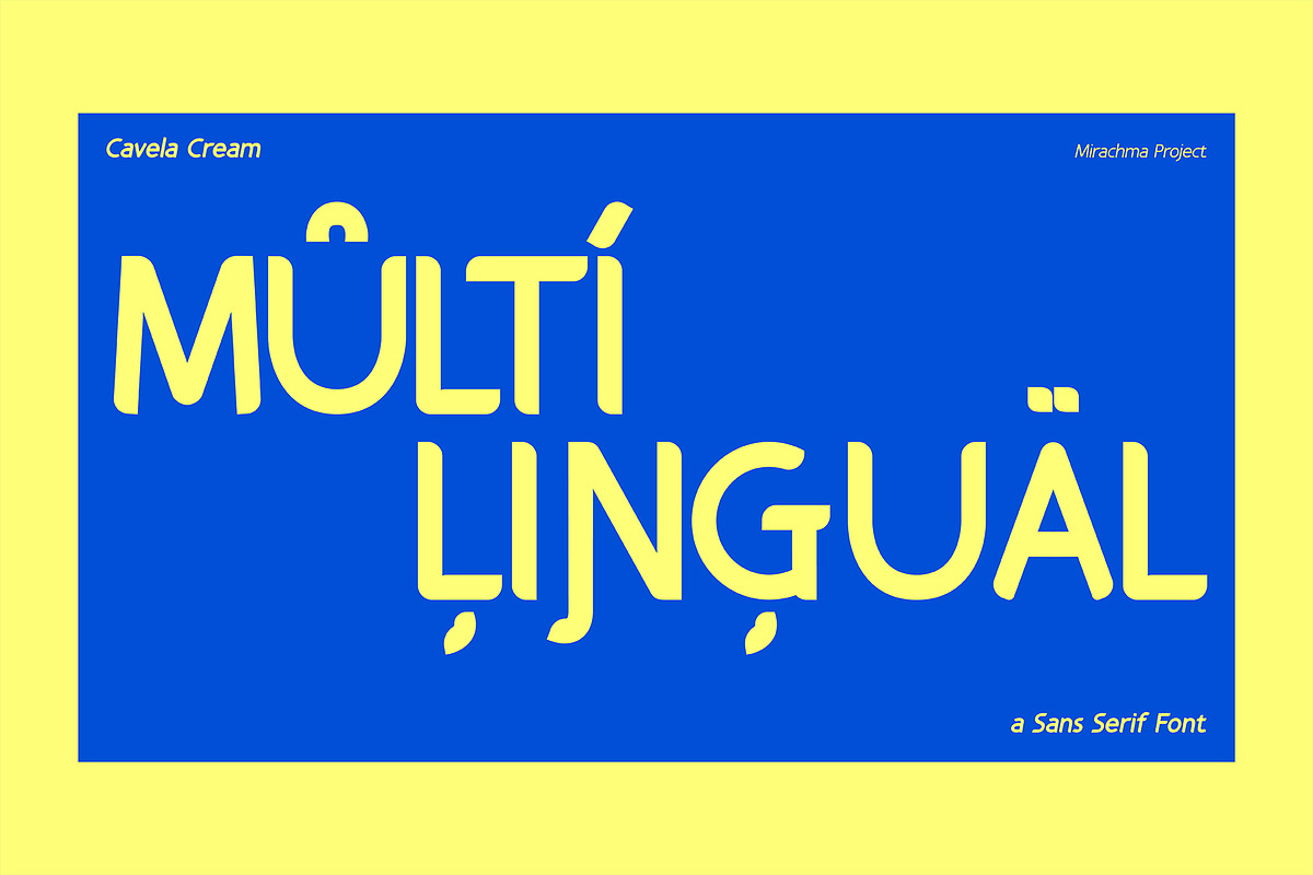 Cavela Cream - Sans Serif Font, a Sans Serif Font by Mirachma Project (Photo 5 of 10)