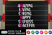 Happy Mother's Day Typography SVG, an Object Graphic by SVGCuteShop (Thumbnail 2 of 3)