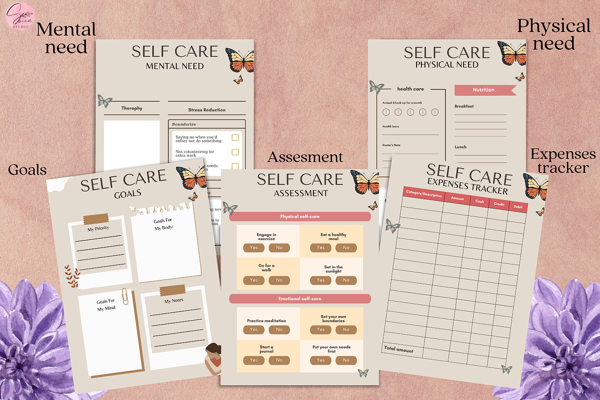 Self Care Planner, a Design Template by SWINA STUDIO (Photo 3 of 3)
