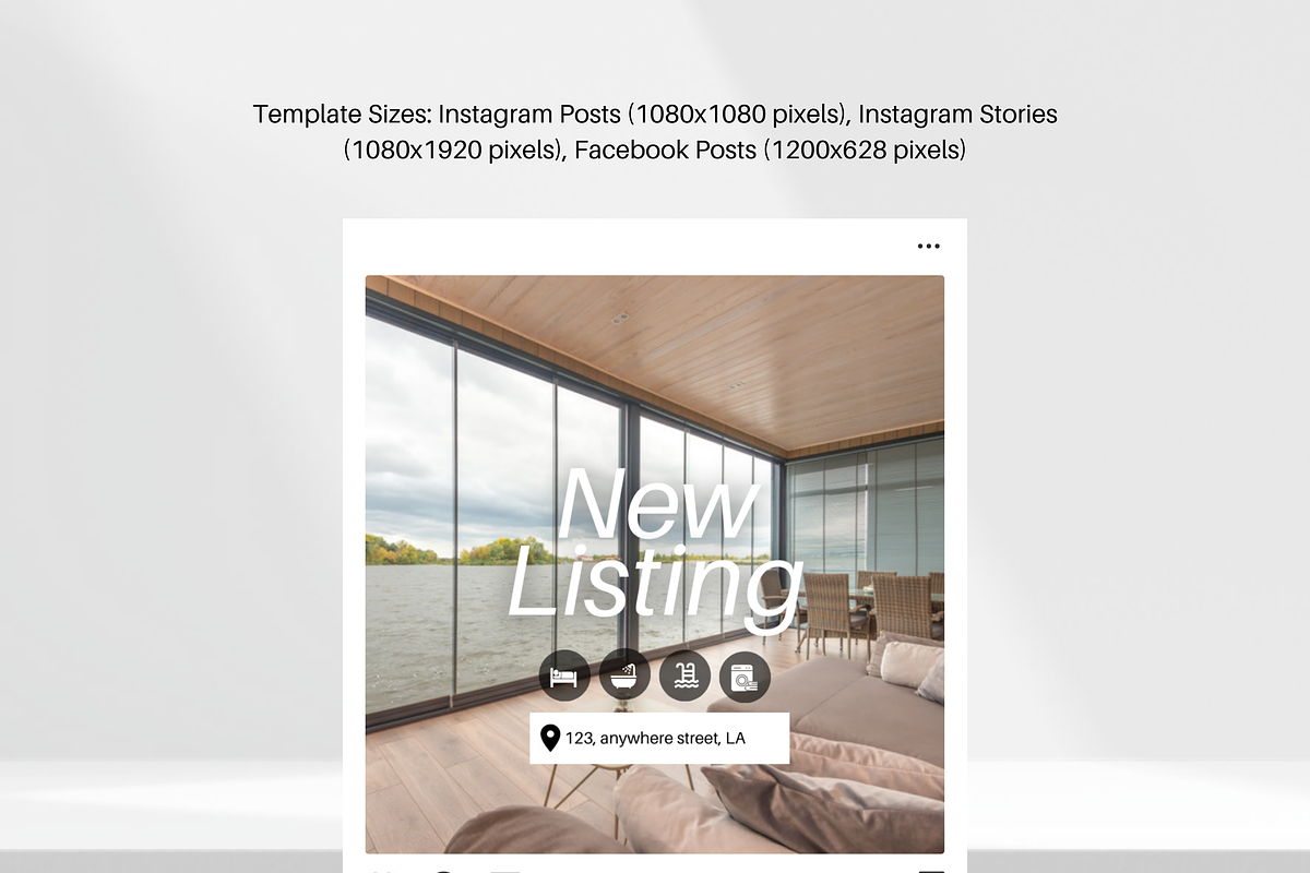 Real Estate-Instagram August Post, a Social Media Template by Modernastic - Canva (Photo 5 of 6)