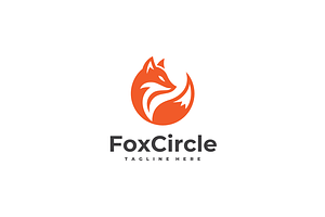 Fox Circle Logo Template, a Branding & Logo Template by yopie