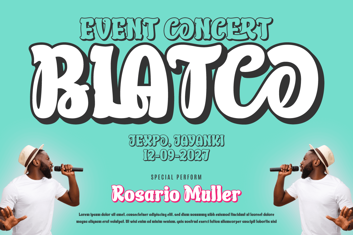 Qutcoy - Display Font, a Sans Serif Font by twinstd (Photo 6 of 10)