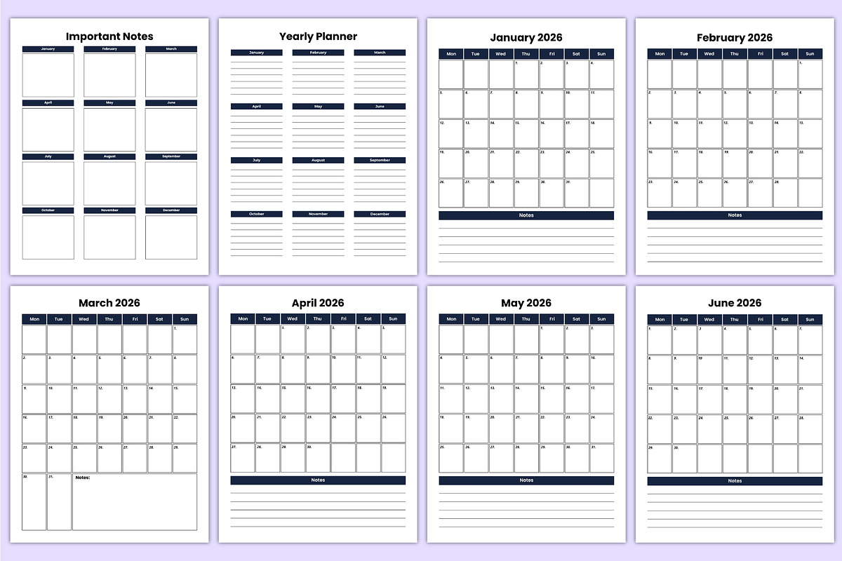 2026 Small Business Planner Bundle, a Stationery Template by Mustafiz (Photo 3 of 9)
