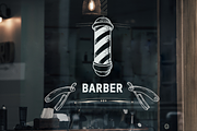 Barber Shop Vector Set, an Illustration by Inkwell Supply Co (Thumbnail 7 of 7)