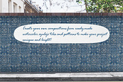 Watercolor Azulejos Collection, a Decorative Illustration by Decor Lines (Thumbnail 2 of 13)