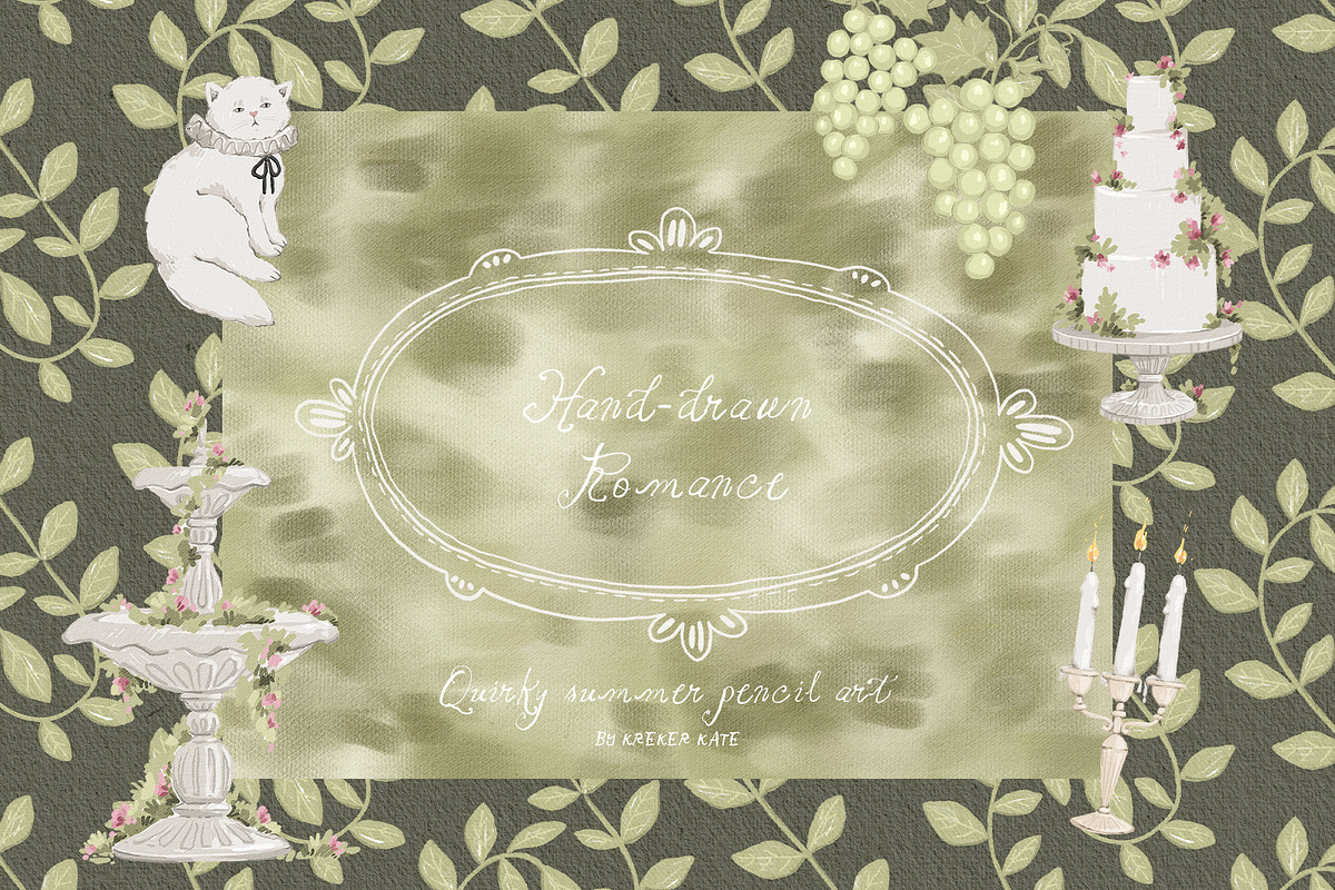 Hand-drawn Romance Whimsy Summer, a Decorative Illustration by Kreker Kate (Photo 11 of 13)