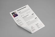 Modern Resume & CV Cover Template, a Resume Template by PixelStudio (Thumbnail 6 of 7)