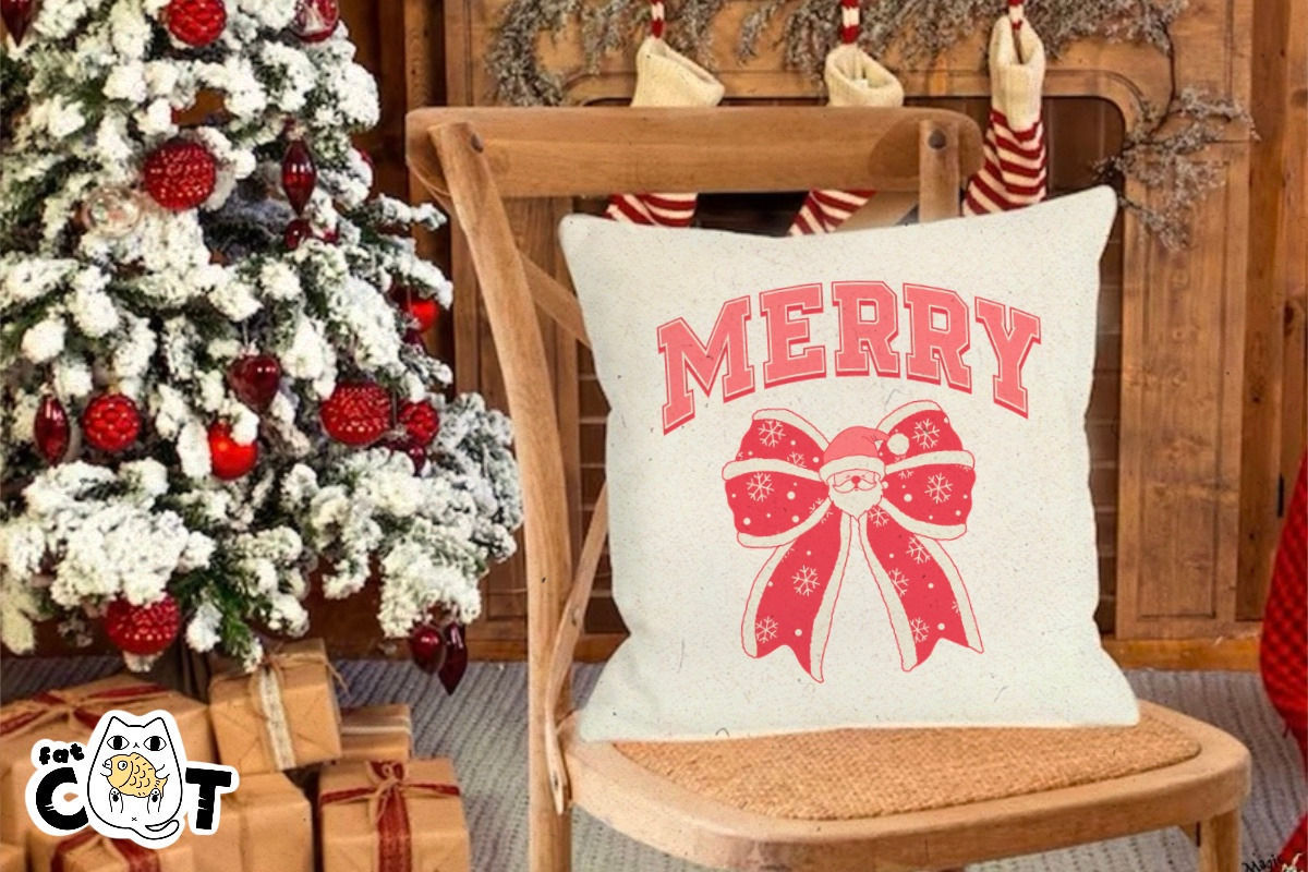 Pink Girly Xmas Sublimation Clipart, a Graphic by FatCat_Design (Photo 4 of 7)