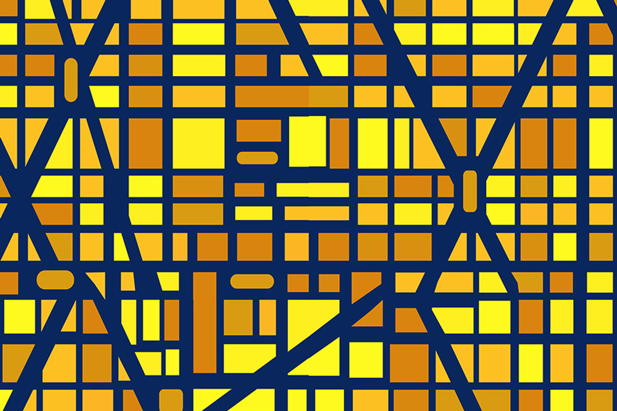 City map set seamless pattern, a Pattern Graphic by AlexZeL