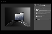 MacBook Air Collection E07 Mockup 3, a Mac Mockup by Lumatte (Thumbnail 4 of 5)