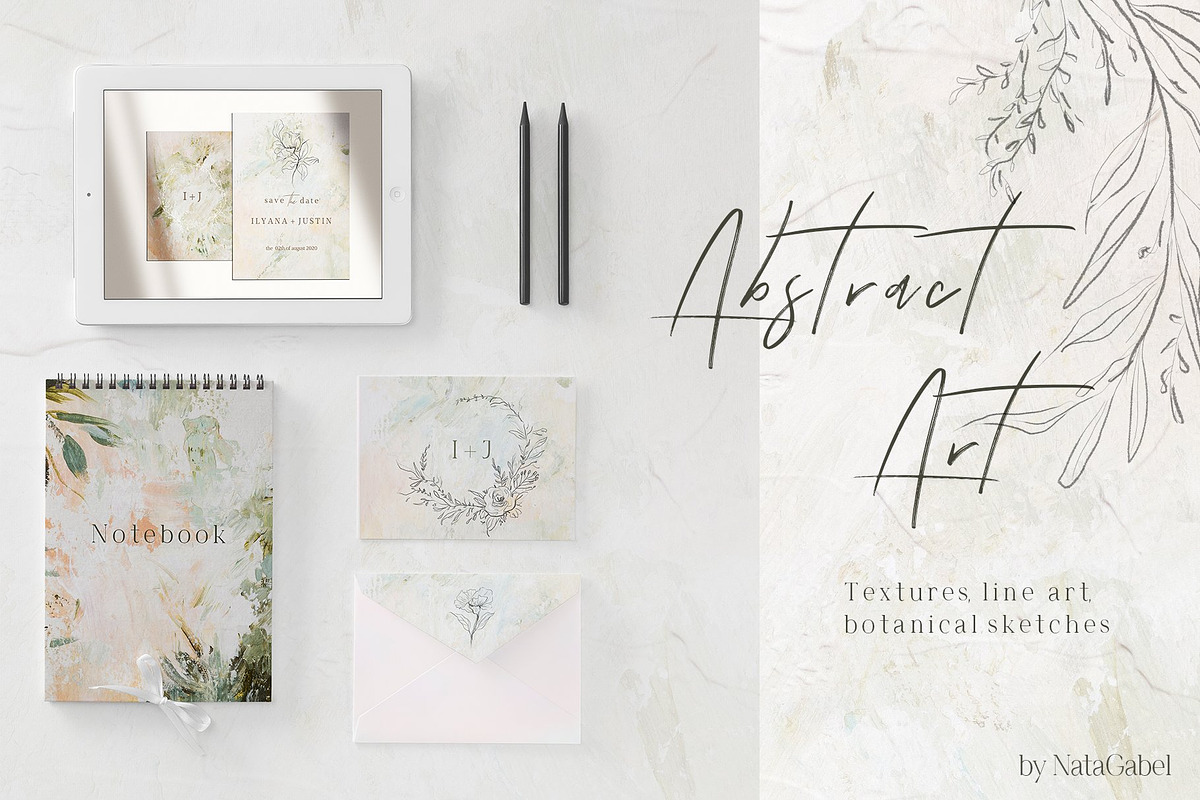ABSTRACT ART- design set, a Texture Graphic by Natalia Tugova (Photo 9 of 9)