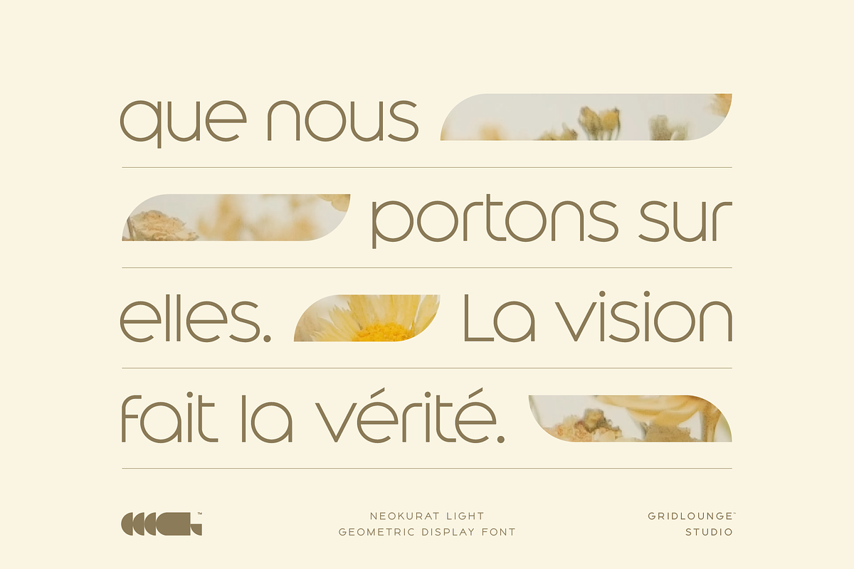 Neokurat — Light, a Sans Serif Font by Gridlounge (Photo 3 of 14)