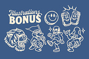 The Rawnster Font Duo - With Bonus!, a Font by Letterhend Studio (Thumbnail 6 of 9)
