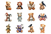 Spooky Teddy Bears, an Illustration by Design Market (Thumbnail 2 of 3)