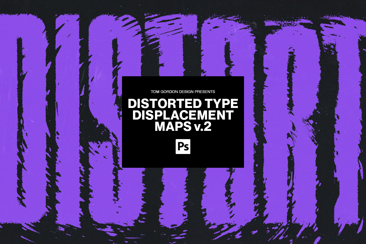Distorted Type Displacement Maps V.2, a Layer Style Add-On by Tom ...