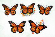 Whimsical Summer Monarch Butterflies, an Animal Illustration by Creative Art (Thumbnail 6 of 8)
