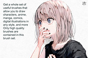 Drawing And Sketch Procreate Brushes, a Brush Add-On by Nuclear Brushes (Thumbnail 5 of 10)