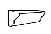 Wall Shelf Bracket Vector Bundle, an Illustration by Gaye Art (Thumbnail 34 of 51)